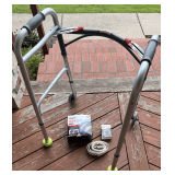 Walker & assorted healthcare items