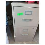 2 drawer File cabinet, no contents
