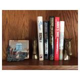 Unicorn book ends and horse books