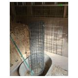 Woven wire, tub and panel pieces