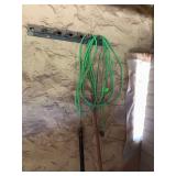 Miscellaneous- broom, pool strainer