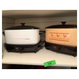 Two West Bend slow cookers