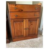 Wooden cabinet no contents
