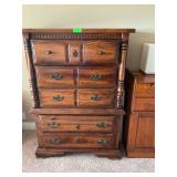 Four piece bedroom set - dresser, chest of drawers & nightstands