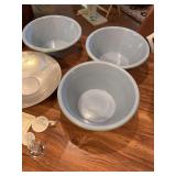 Serving bowls and knives
