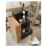Wooden step, plastic three step and horse insecticides