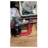 Drawer of clamps