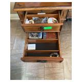 Contents of two desk drawers