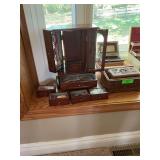 Large lot of costume jewelry, and jewelry boxes