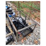 Skid Steer Auger w/ 3 Bits - Mower King SSECAG-Y - Unused