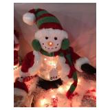 Large Electric Snowman that lights up and blows snow w/box