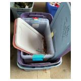 4 Totes w/lids