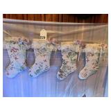 4 Silk 1970’s stockings made for Christmas