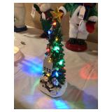 Glass Christmas tree, really pretty w/box
