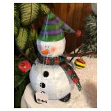 12-inch Bobble bouncing Snowman-vintage
