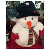 Huge Snowman, 36-inch that Santa calls Boss Snowman as he’s suppose to be his bodyguard. Almost as tall laying down.
