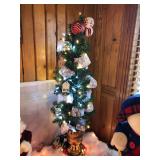 40-inch Christmas tree w/ lights and decorations – electric w/box