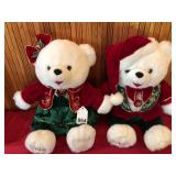 Mr. and Mrs. Snowflake teddy’s 2006 by Dan Dee, pristine