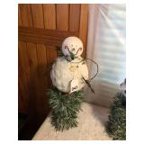 Snowman going skiing w/stand