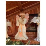 24 inch fiber optic nice angel that moves and lights up, very pretty