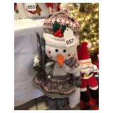 32-inch vintage Snow Girl heading to the ski slopes