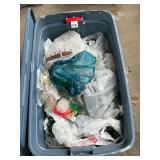 Tote full of Christmas lights all bagged separate, all work and for outdoors