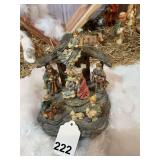 Music box Nativity scene that works great