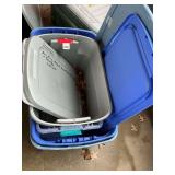 4 Totes w/lids