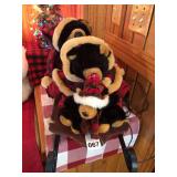 3 bears – Pappa bear, Momma Bear, and Baby Bear left goldilocks to get in some sledding for Christmas.
