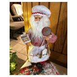 18-inch Santa dressed up in his Chef outfit making cookies for all the boys and girls