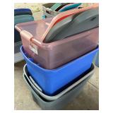 4 Totes w/lids