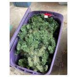 1 Tote full of garland