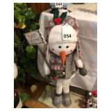 32-inch Snow Girl advertising Christmas, dressed in her cold weather gear-vintage