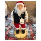 Vintage singing and dancing Santa that works great w/box – pretty cool