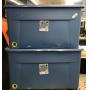 2-45 gallon totes with lid