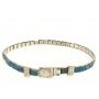 Turquoise Ladies Belt W/ Sterling Silver Belt