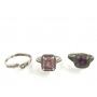 (3) Sterling Silver Rings Sz (1) 6, (1) 7 &