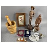Carved Wooden Figurines & Collectables