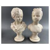 Alexander Backer Chalkware Busts