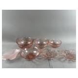 Vintage Pink Depression Glass + More