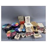 Asian Hemed Rubber Stamps & Colorbox Pigments