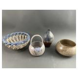 Lattice Stoneware Handmade Pottery Pieces