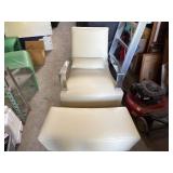 Ligne Roset Chair & Foot Stool