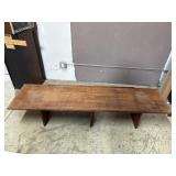MCM Short Wood Coffee Table