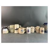 Vtg Ceramic Beer Steins