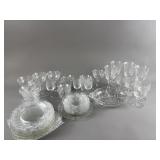 Vtg Fostoria Etched Glass