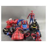 Spiderman Toys, Hotwheels & Diecast Lot