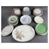 Vtg Buffalo, Diamond Rose & Various China Pieces
