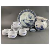 Delph & Bavarian, Blue & White Porcelain