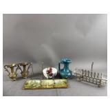 Italian Brass Bud Vases & More